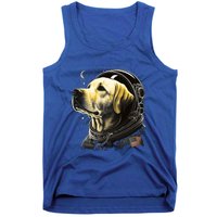 Outer Space Yellow Galaxy Astronaut Labrador Retriever Cute Gift Tank Top