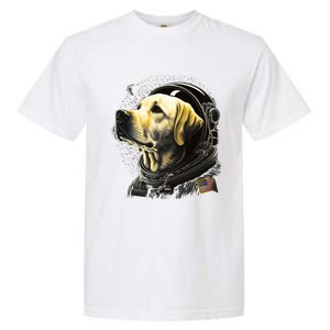 Outer Space Yellow Galaxy Astronaut Labrador Retriever Cute Gift Garment-Dyed Heavyweight T-Shirt