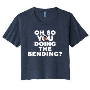 Oh So You Doing The Bending Women's Crop Top Tee