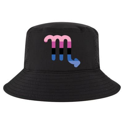 Omnisexual Scorpio Zodiac Sign Omnisexual Pride Flag Cool Gift Cool Comfort Performance Bucket Hat