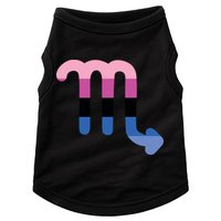 Omnisexual Scorpio Zodiac Sign Omnisexual Pride Flag Cool Gift Doggie Tank