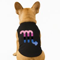 Omnisexual Scorpio Zodiac Sign Omnisexual Pride Flag Cool Gift Doggie Tank