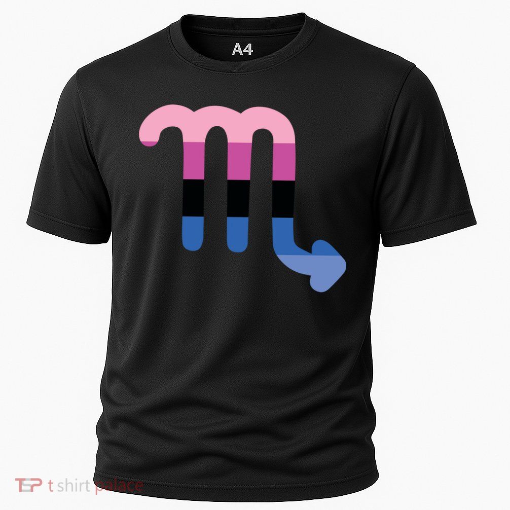 Omnisexual Scorpio Zodiac Sign Omnisexual Pride Flag Cool Gift Performance Shirt