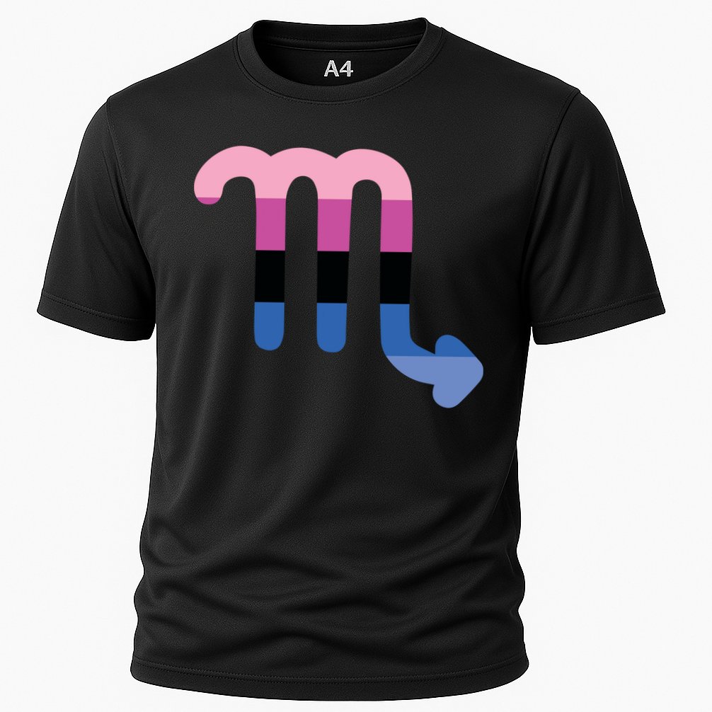 Omnisexual Scorpio Zodiac Sign Omnisexual Pride Flag Cool Gift Performance Shirt