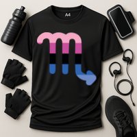 Omnisexual Scorpio Zodiac Sign Omnisexual Pride Flag Cool Gift Performance Shirt