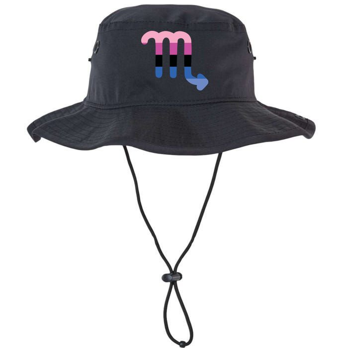 Omnisexual Scorpio Zodiac Sign Omnisexual Pride Flag Cool Gift Bucket Hat