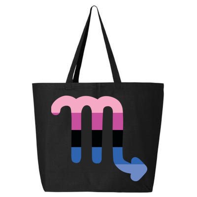 Omnisexual Scorpio Zodiac Sign Omnisexual Pride Flag Cool Gift 25L Jumbo Tote