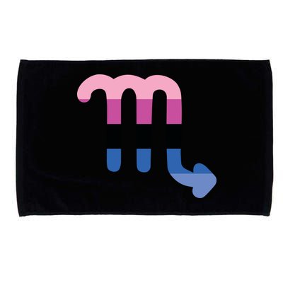 Omnisexual Scorpio Zodiac Sign Omnisexual Pride Flag Cool Gift Microfiber Hand Towel