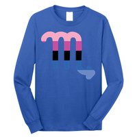 Omnisexual Scorpio Zodiac Sign Omnisexual Pride Flag Cool Gift Long Sleeve Shirt