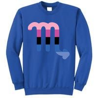 Omnisexual Scorpio Zodiac Sign Omnisexual Pride Flag Cool Gift Sweatshirt