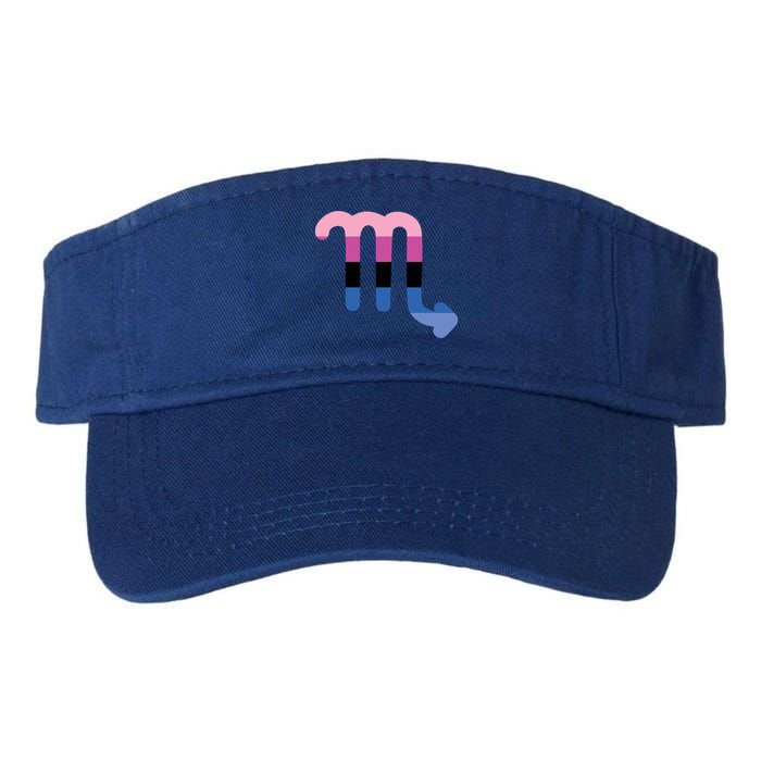 Omnisexual Scorpio Zodiac Sign Omnisexual Pride Flag Cool Gift Visor