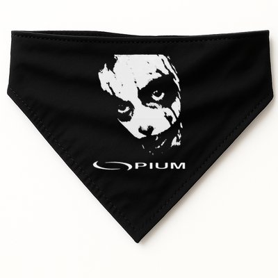 Opium Text 00pium Rage Music Rock Rap Hip Hop Trap Rockstars USA-Made Doggie Bandana