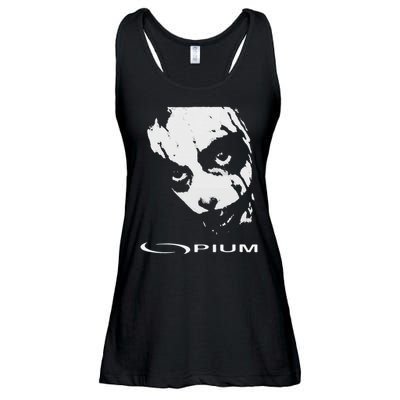 Opium Text 00pium Rage Music Rock Rap Hip Hop Trap Rockstars Ladies Essential Flowy Tank