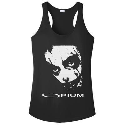 Opium Text 00pium Rage Music Rock Rap Hip Hop Trap Rockstars Ladies PosiCharge Competitor Racerback Tank