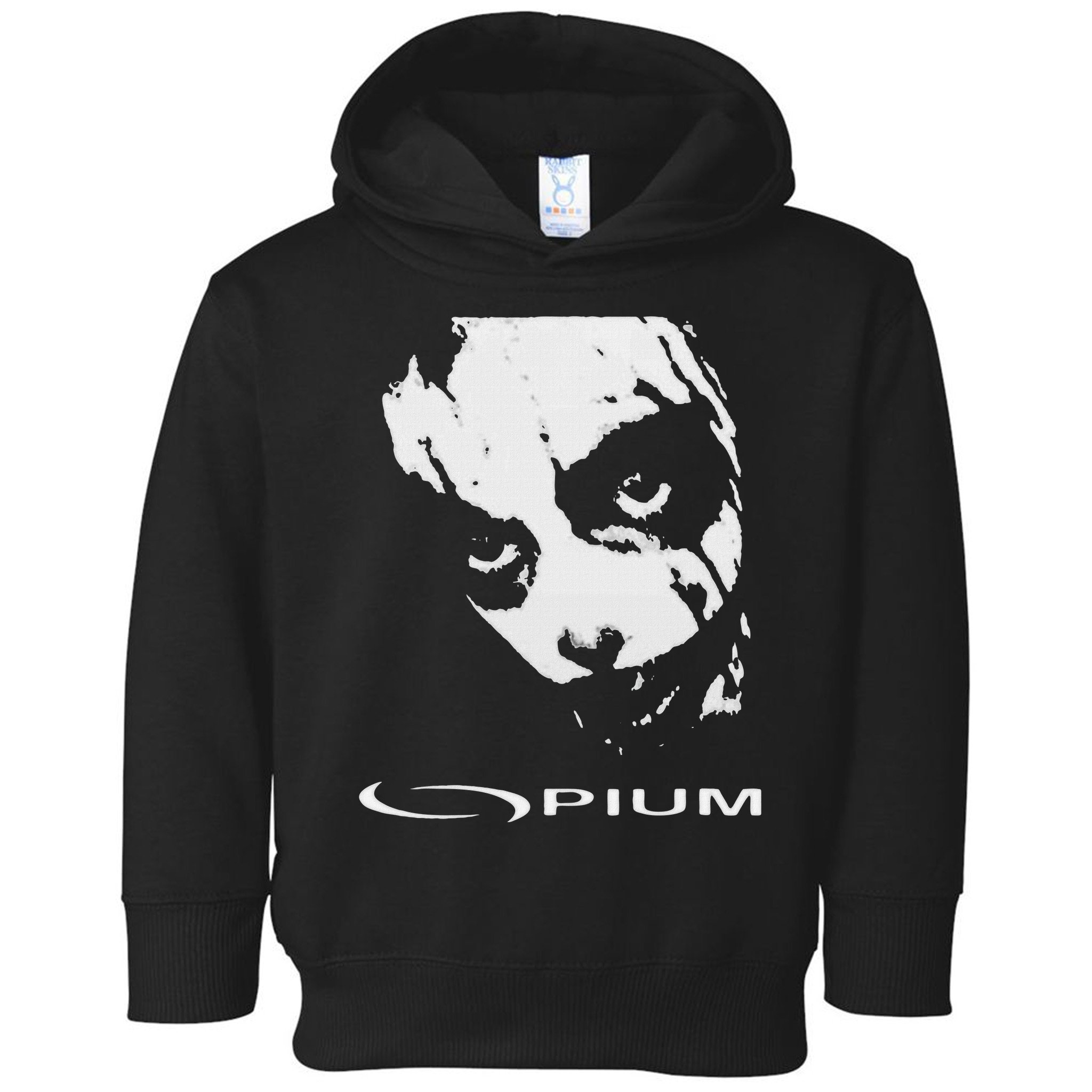 Opium Text 00pium Rage Music Rock Rap Hip Hop Trap Rockstars Toddler Hoodie