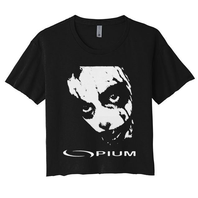 Opium Text 00pium Rage Music Rock Rap Hip Hop Trap Rockstars Crop Top