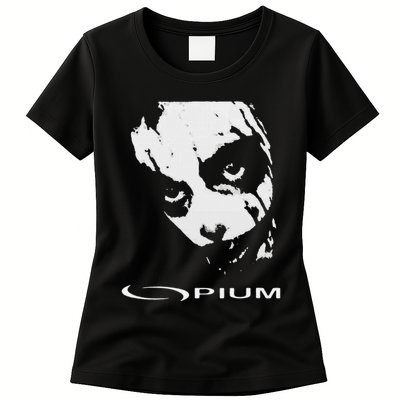 Opium Text 00pium Rage Music Rock Rap Hip Hop Trap Rockstars Womens T-Shirt