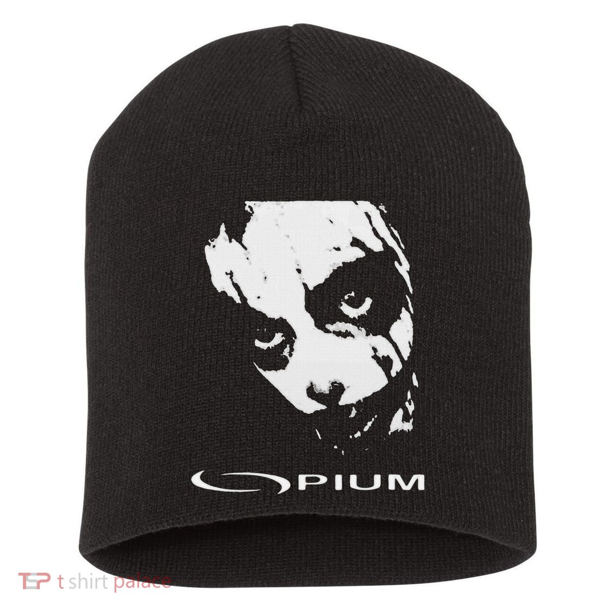 Opium Text 00pium Rage Music Rock Rap Hip Hop Trap Rockstars Short Acrylic Beanie