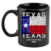 Original Texas 1845 Logo 11oz C Handle Ceramic Mug