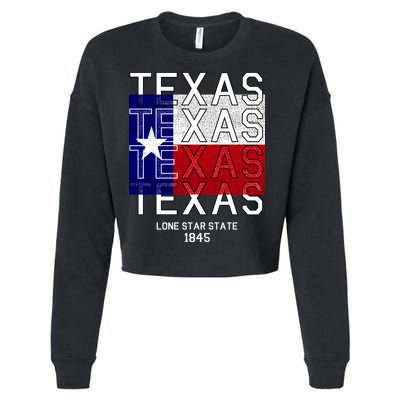 Original Texas 1845 Logo Cropped Pullover Crew