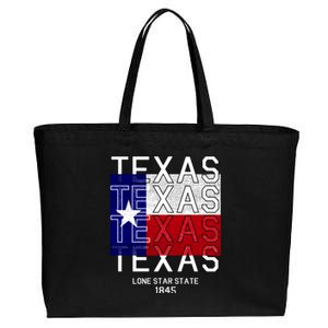 Original Texas 1845 Logo Cotton Canvas Jumbo Tote