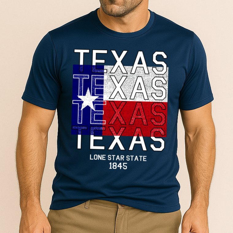 Original Texas 1845 Logo Cooling Performance Crew T-Shirt