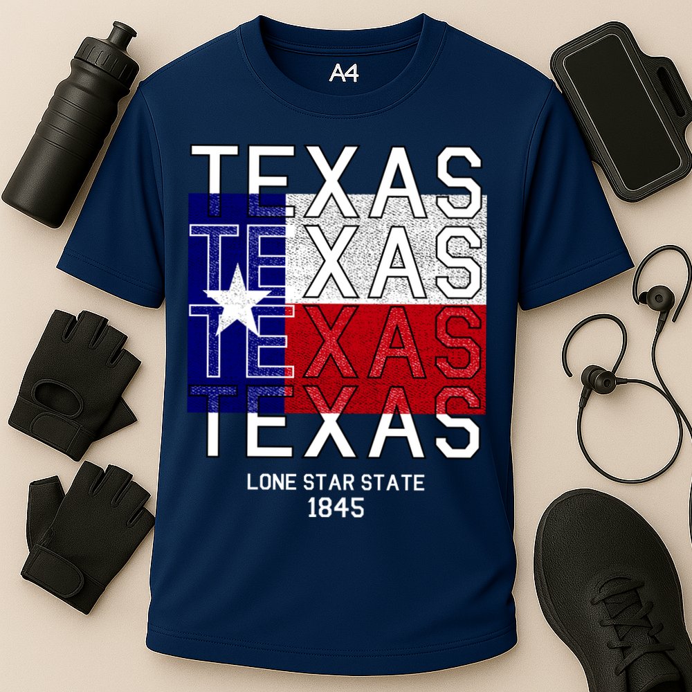 Original Texas 1845 Logo Cooling Performance Crew T-Shirt