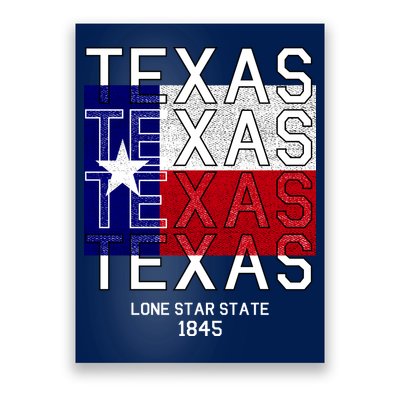 Original Texas 1845 Logo Poster