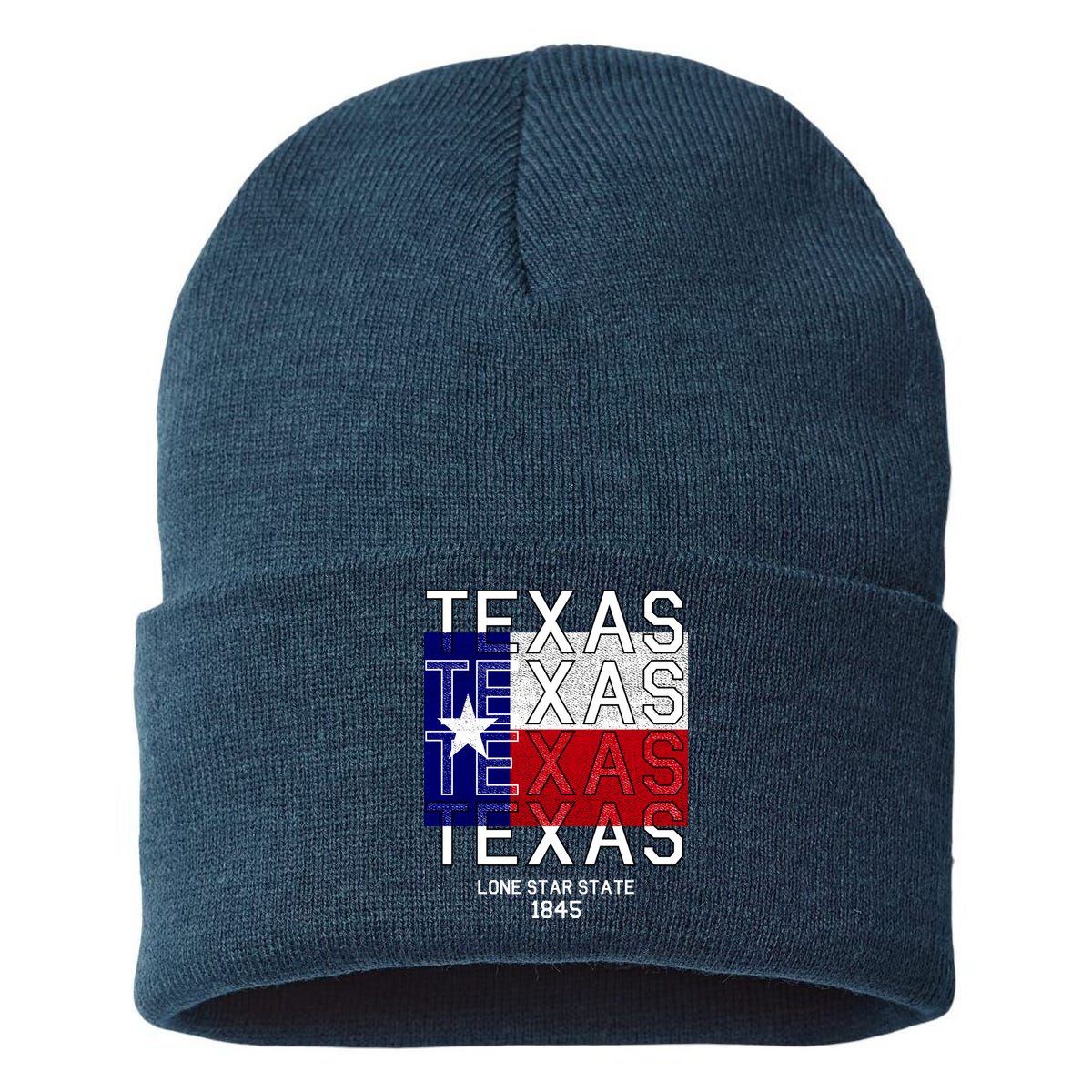 Original Texas 1845 Logo Sustainable Knit Beanie