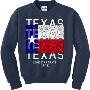 Original Texas 1845 Logo Kids Sweatshirt