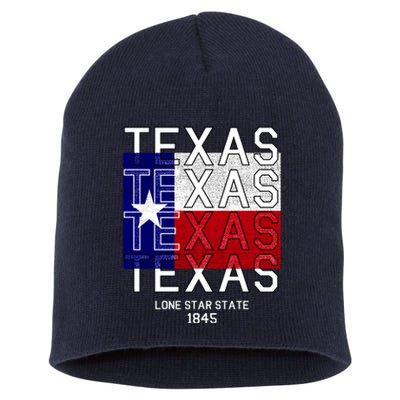 Original Texas 1845 Logo Short Acrylic Beanie