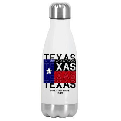 Original Texas 1845 Logo Stainless Steel Insulated Water Bottle