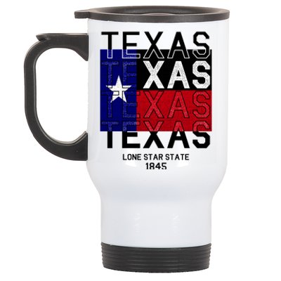 Original Texas 1845 Logo Stainless Steel Travel Mug