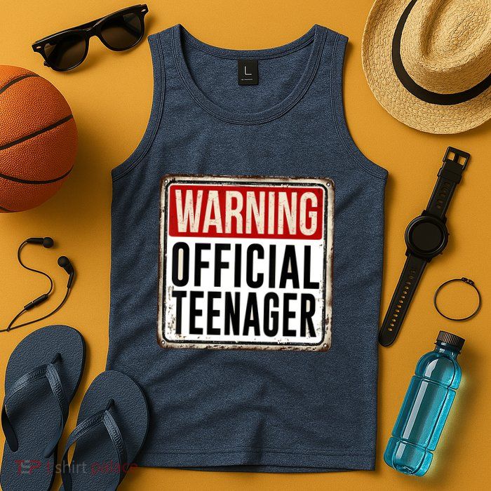 OOfficial Teenager 13th Birthday Gift 13 Year Old Tank Top