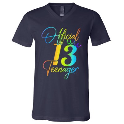 Office Teenager 13 Years Old 13th Birthday Gifts V-Neck T-Shirt