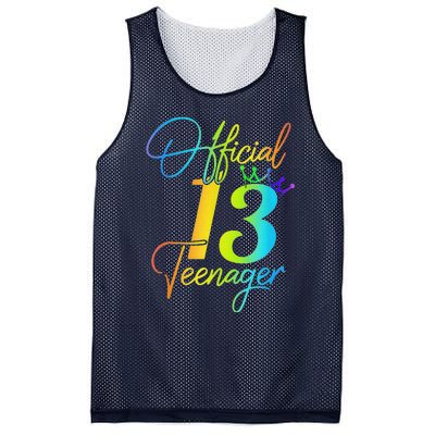 Office Teenager 13 Years Old 13th Birthday Gifts Mesh Reversible Basketball Jersey Tank