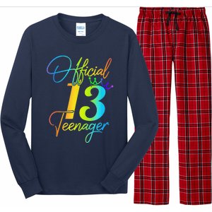 Office Teenager 13 Years Old 13th Birthday Gifts Long Sleeve Pajama Set