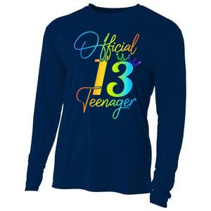 Office Teenager 13 Years Old 13th Birthday Gifts Cooling Performance Long Sleeve Crew