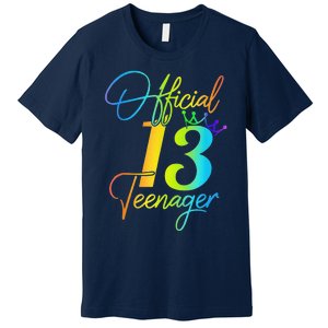 Office Teenager 13 Years Old 13th Birthday Gifts Premium T-Shirt