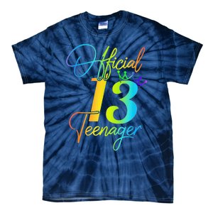 Office Teenager 13 Years Old 13th Birthday Gifts Tie-Dye T-Shirt