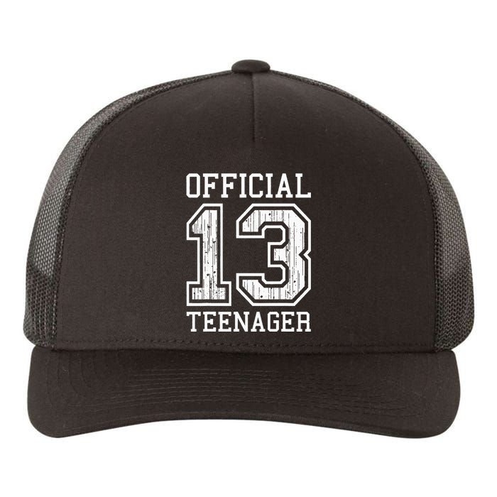 O.fficial Teenager 13th Birthday Gift Yupoong Adult 5-Panel Trucker Hat