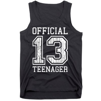 O.fficial Teenager 13th Birthday Gift Tank Top