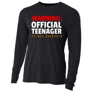 O.fficial Teenager 13th Birthday Celebration Cooling Performance Long Sleeve Crew