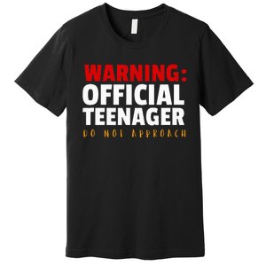 O.fficial Teenager 13th Birthday Celebration Premium T-Shirt