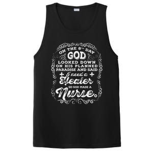 On The 8th Day God Made A Nurse, Nurses Week Cute PosiCharge Competitor Tank