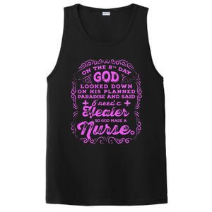 On The 8th Day God Made A Nurse, Nurses Week Funny PosiCharge Competitor Tank