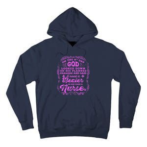 On The 8th Day God Made A Nurse, Nurses Week Funny Tall Hoodie