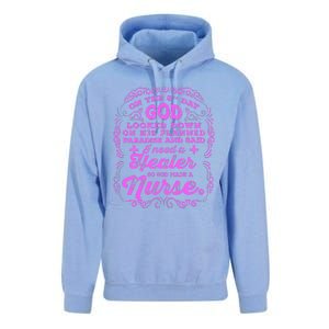 On The 8th Day God Made A Nurse, Nurses Week Funny Unisex Surf Hoodie