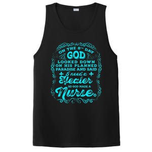 On The 8th Day God Made A Nurse, Nurses Week Gift PosiCharge Competitor Tank