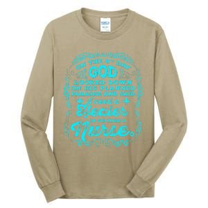 On The 8th Day God Made A Nurse, Nurses Week Gift Tall Long Sleeve T-Shirt